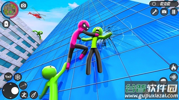 火柴人英雄绳索游戏(Stickman Hero Rope Game)截图1