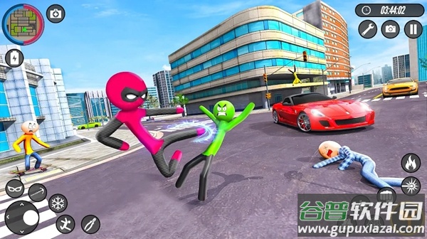 火柴人英雄绳索游戏(Stickman Hero Rope Game)截图2