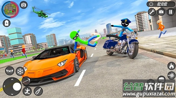 火柴人英雄绳索游戏(Stickman Hero Rope Game)截图3