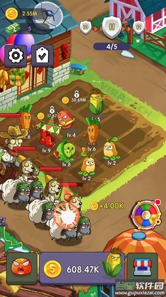 农场僵尸战争游戏下载安装(Farm Zombie War)截图1