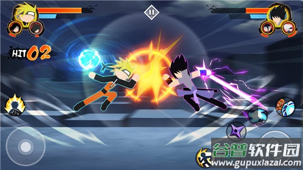 火柴人忍者3v3竞技场最新版(Stick Ninja 3v3)截图4