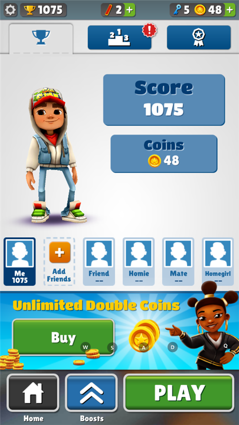 地铁跑酷亚特兰大国际服(Subway Surf)截图2