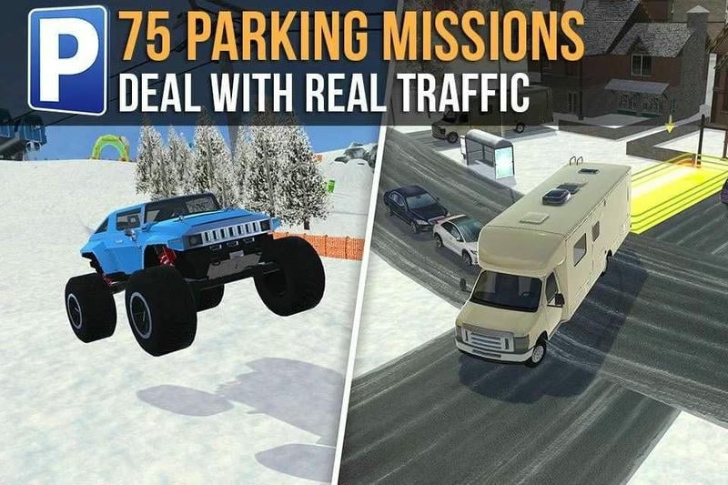 滑雪场驾驶模拟器(Ski Resort Driving Simulator)截图3