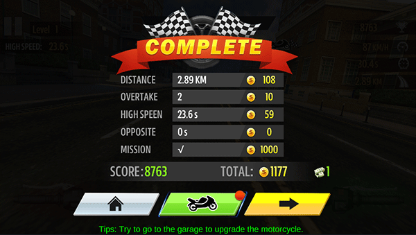 川崎摩托车h2r模拟游戏手机版(Motor Rider)截图4
