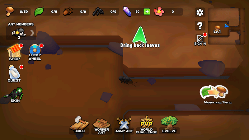 蚂蚁王国模拟器手机版(The Ants)截图1
