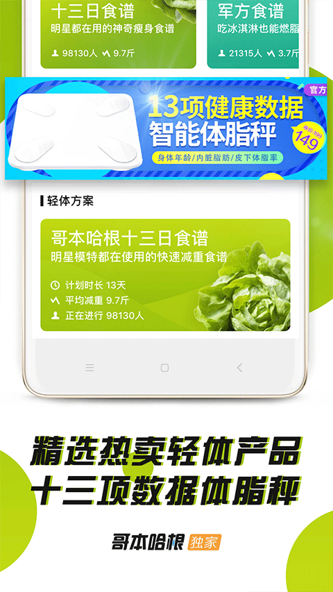 哥本哈根减肥法食谱13天app截图2