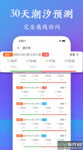 潮汐表查询2021最新app截图2