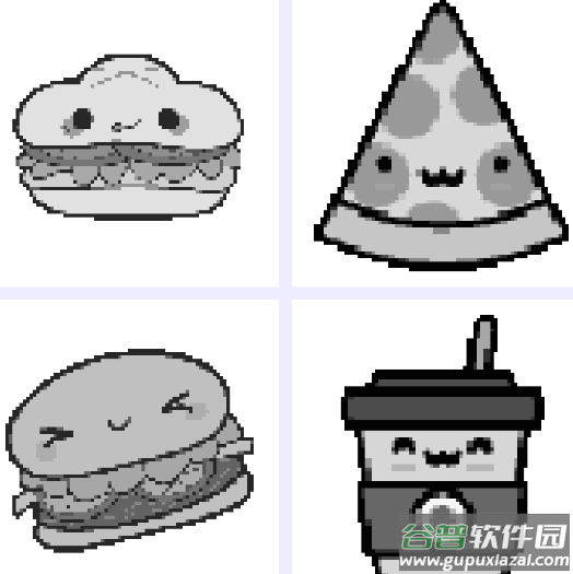 食品像素艺术