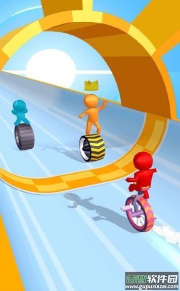 涡轮速滑竞赛游戏下载(Skater Race)截图1