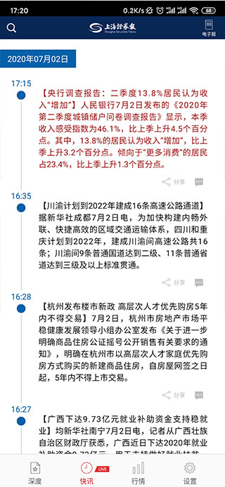 上海证券报app