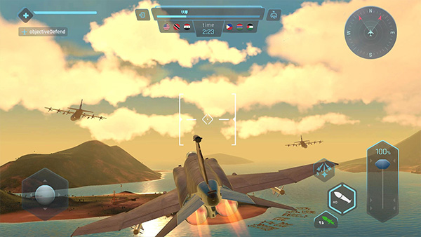 天空战士空战2025最新版(Sky Warriors)截图2