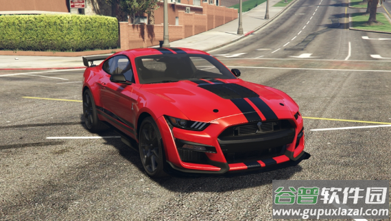 福特野马汽车Drag Ford Mustang Car