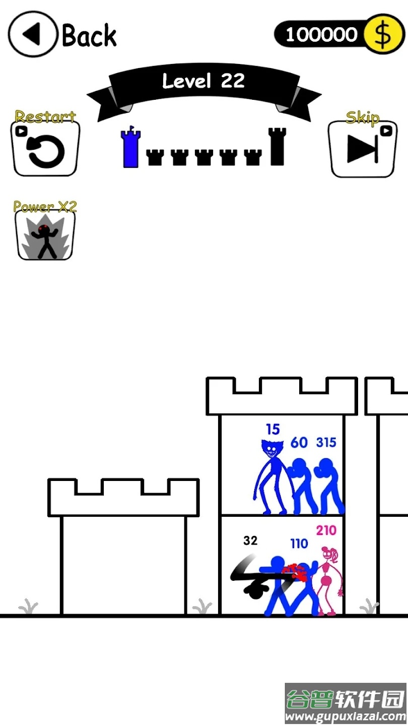 火柴英雄战争塔防游戏下载(Stick Hero War Tower Defense)截图3