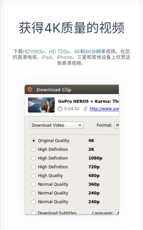 4kvideodownloader手机版截图2