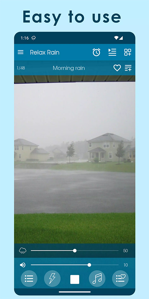 Relax Rain app截图1