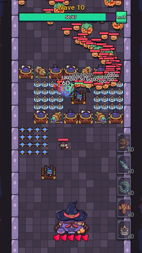 南瓜城堡手机版(Crazy Pumpkin Defense)截图2