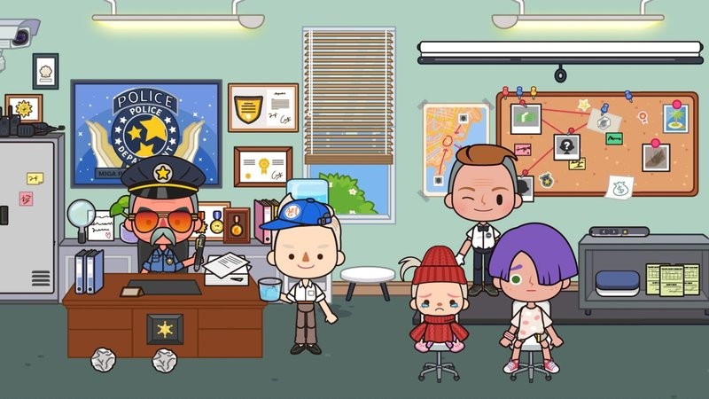 迷你城堡小镇警察局免广告版截图1