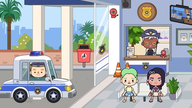 迷你城堡小镇警察局免广告版截图2