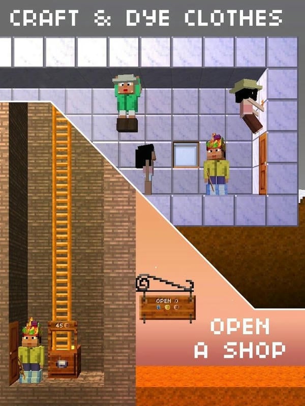 木头人大建造汉化版(The Blockheads)截图3