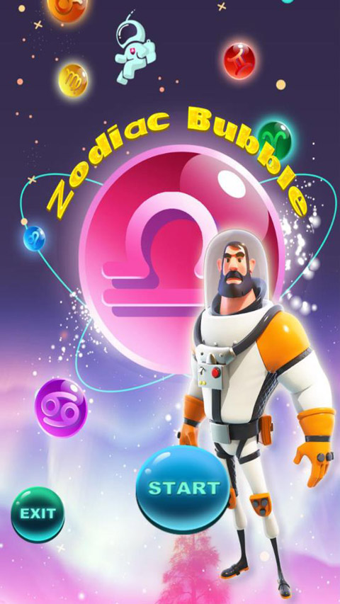 十二星座泡泡射手游戏(Bubble Shooter)截图1