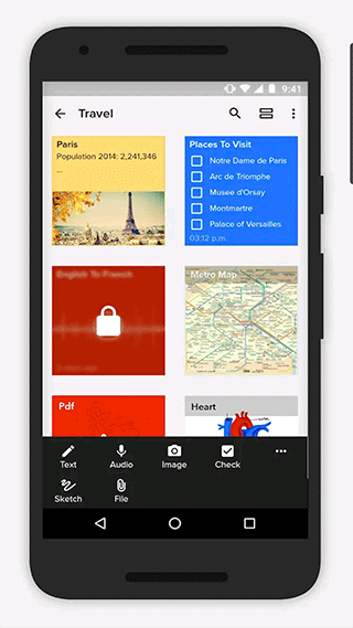 Zoho Notebook截图3