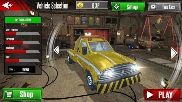 拖车大师游戏(Tow Truck Car Simulator 2019)截图2