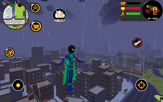 火柴人超级英雄破解版(Stickman Superhero)截图1