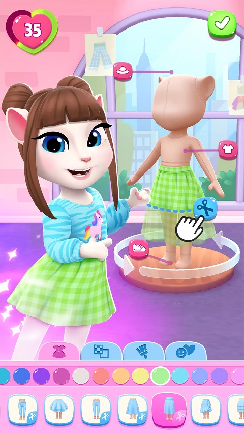 my talking angela2无限金币钻石版截图1
