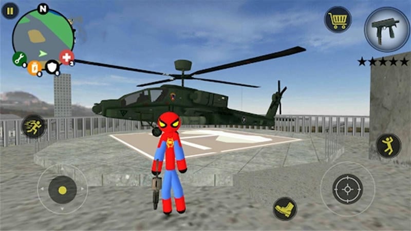 绳索英雄蜘蛛火柴人官方版截图1