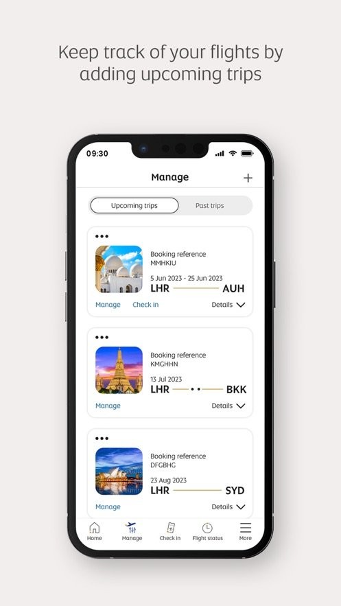 etihad airways app(阿提哈德航空)截图1