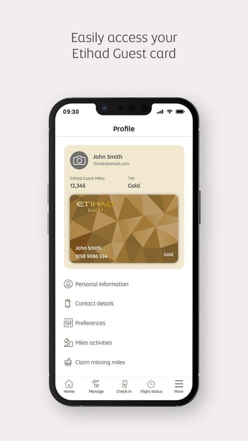 etihad airways app(阿提哈德航空)截图3