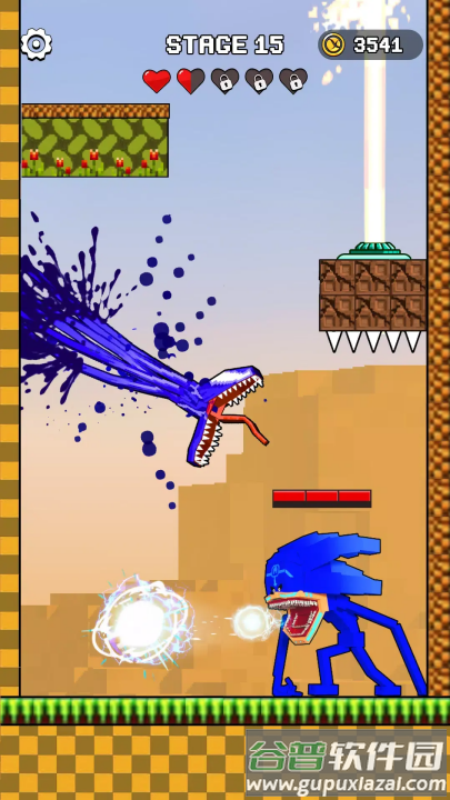 蓝色毒液共生体游戏截图1