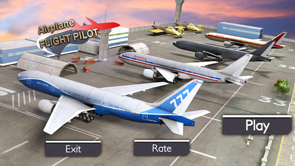 飞机起飞模拟器游戏(Take off Airplane Flight Simulator PRO)截图1