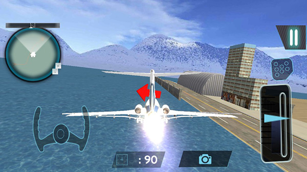 飞机起飞模拟器游戏(Take off Airplane Flight Simulator PRO)截图3