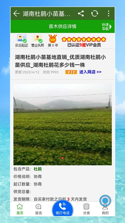 苗木地苗木网截图1