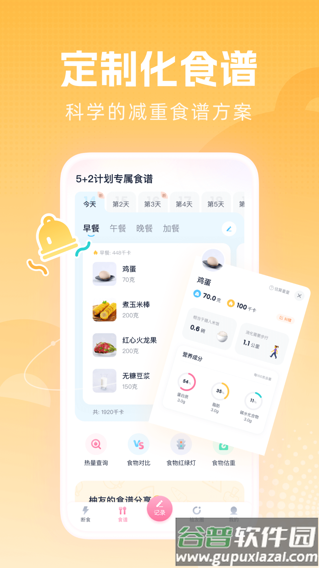 柚子轻断食app截图1