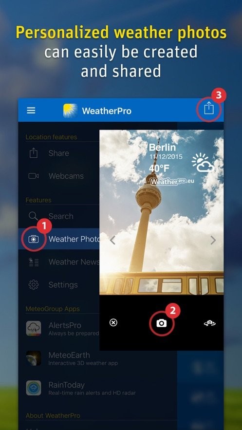 weatherpro天气预报软件截图2