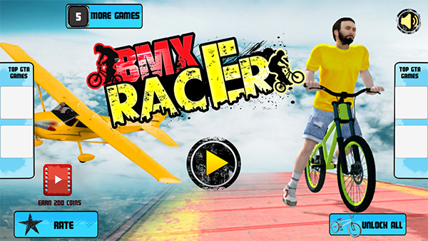 bmx赛车手手机版(BMX Racer)截图1