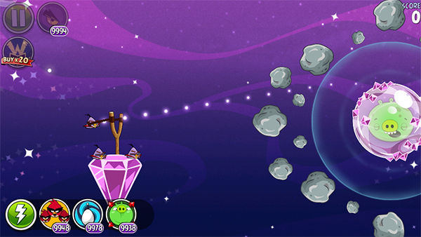 愤怒的小鸟太空版无限道具版截图2