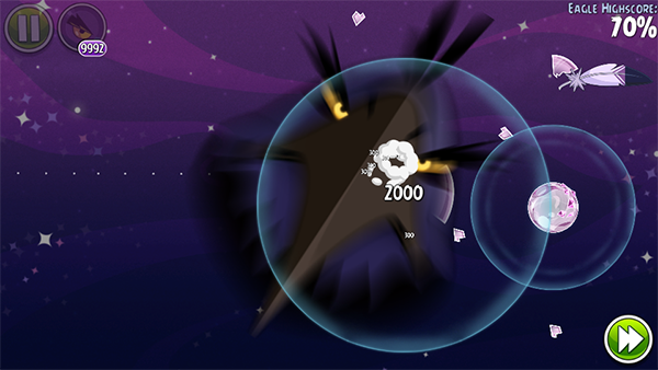 愤怒的小鸟太空版无限道具版截图3