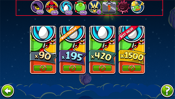 愤怒的小鸟太空版无限道具版截图5