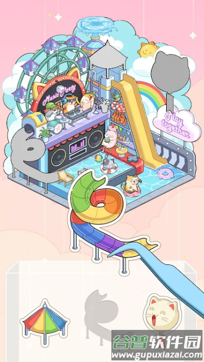 diy贴纸温馨小屋游戏截图1