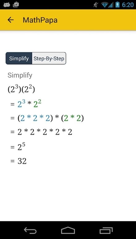 代数计算器软件(MathPapa)截图3