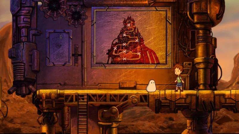 男孩与泡泡怪手机版(A Boy and His Blob)截图1