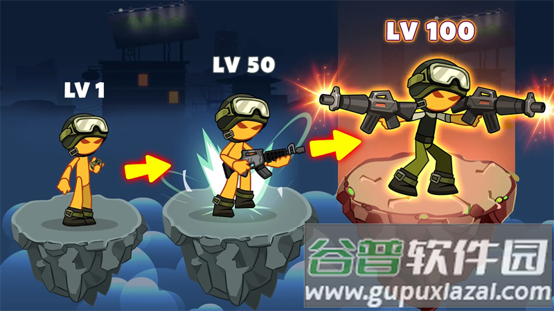 火柴人大战僵尸黑暗战争游戏最新版截图1