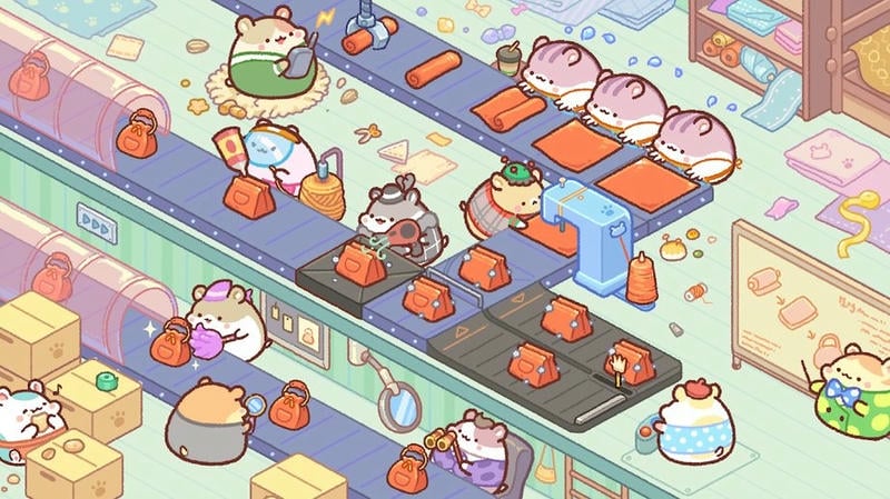 仓鼠袋工厂大亨游戏(Hamster Bag Factory)截图1