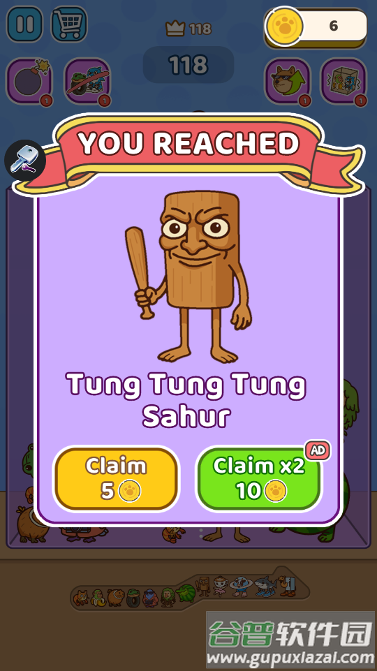 Italian Brainrot: Merge Drop外国山海经合并下降截图3