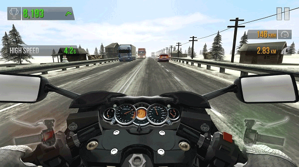 Traffic Rider摩托游戏正版截图3