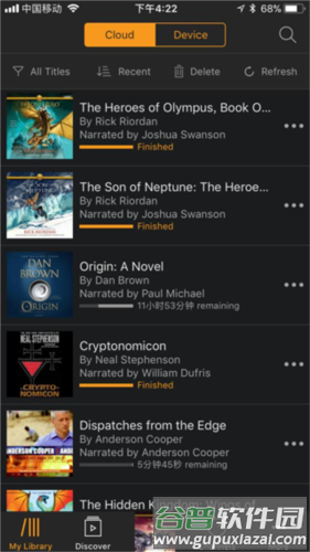 如何在Audible上听书2