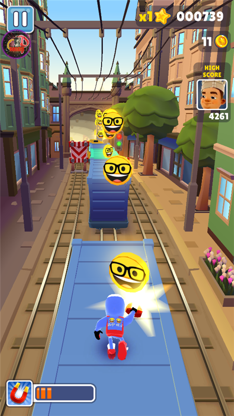 地铁跑酷殃毁是帅哥版本截图1